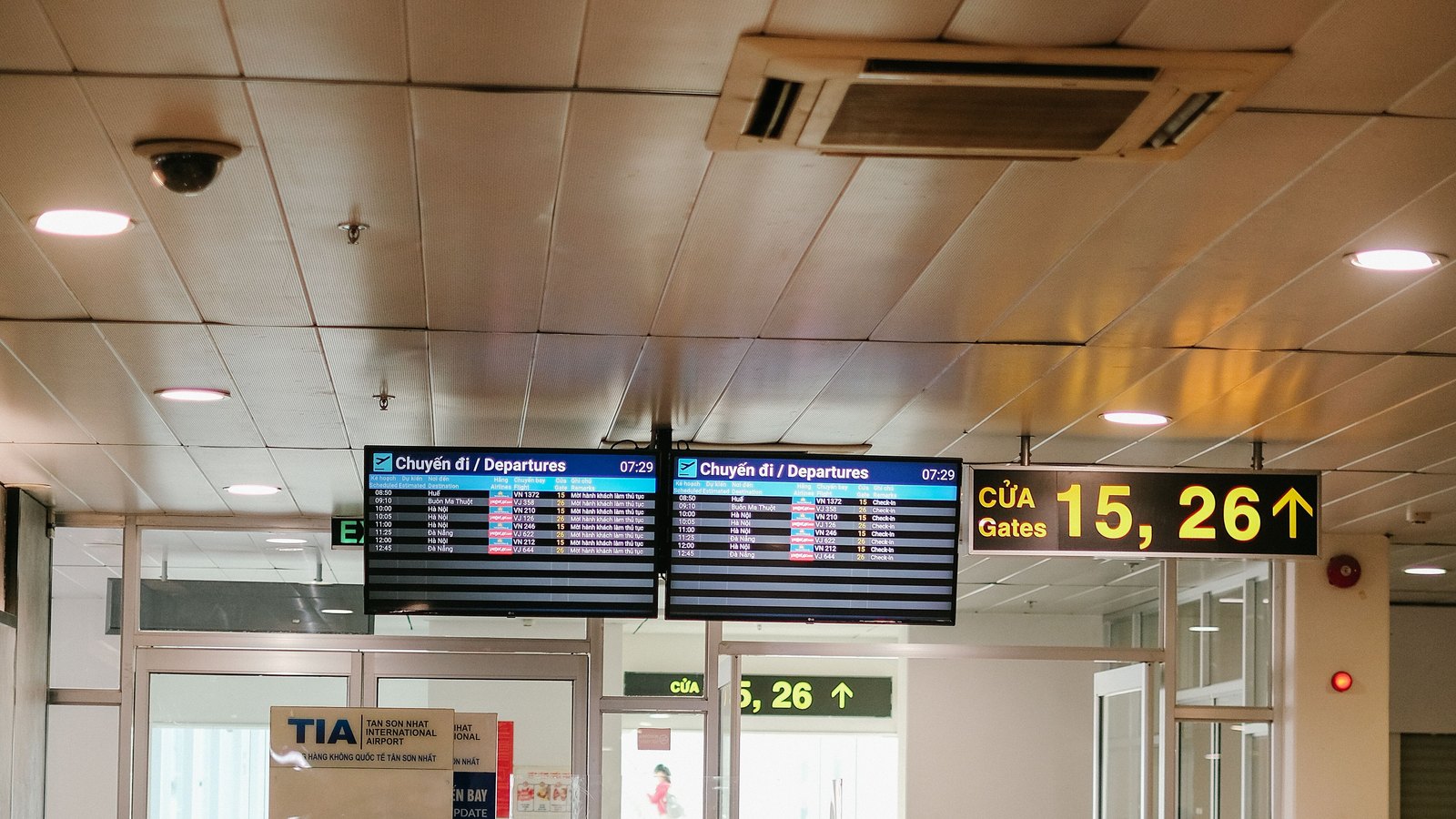 Зона вылета в аэропорту